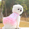 Vestido de Princesa Floral para Perro