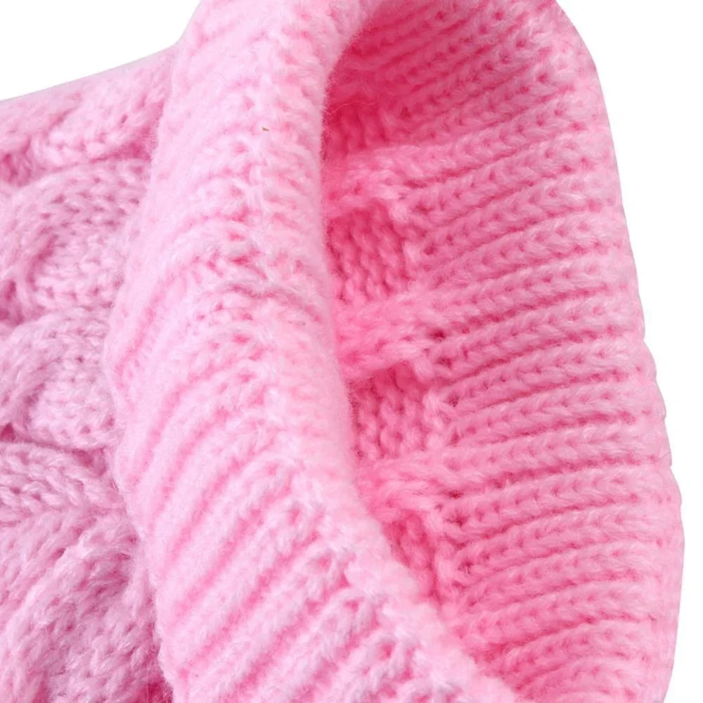 Classic Knitted Turtleneck Sweater for Small Dogs and Cats