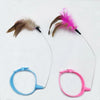 Cat Collar Toy with Feather Bells