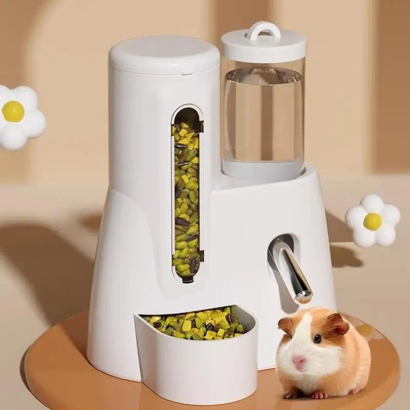 2-in-1 Automatic Hamster Feeder and Water Dispenser