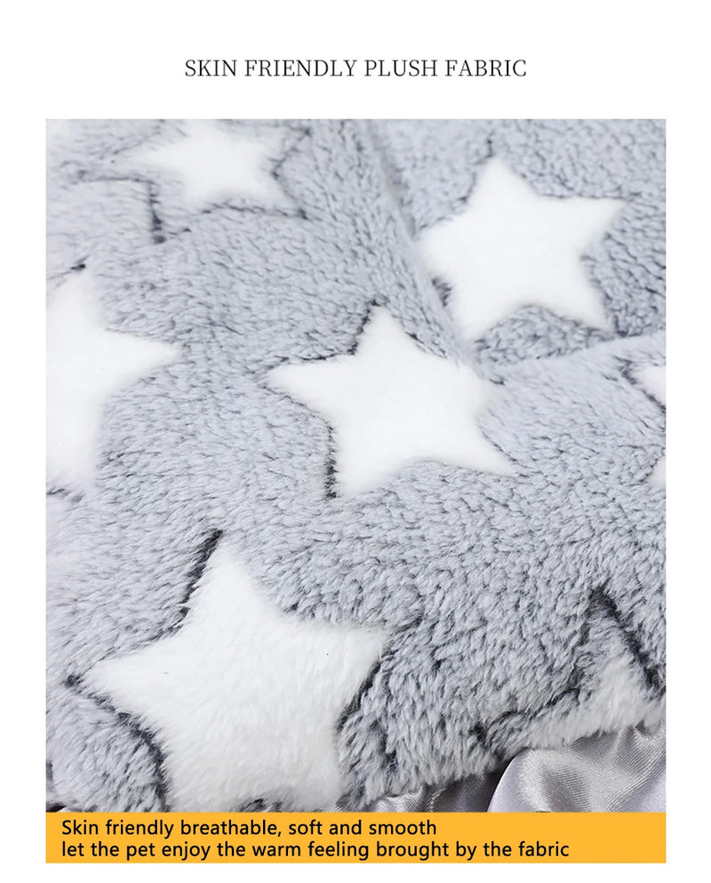 Tapis Douillet en Peluche pour Chats et Petits Chiens