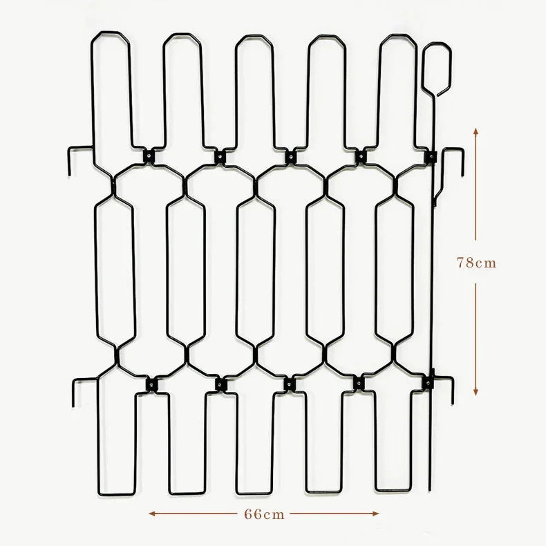 Adjustable Retractable Pet Safety Gate for Doorways and Stairs