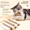 Natural Wooden Cat Teething Sticks with Sisal Rope