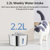 Automatische Katzenwasserfontäne aus Edelstahl
