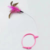 360° Rotating Feather Cat Teaser Wand with Bell
