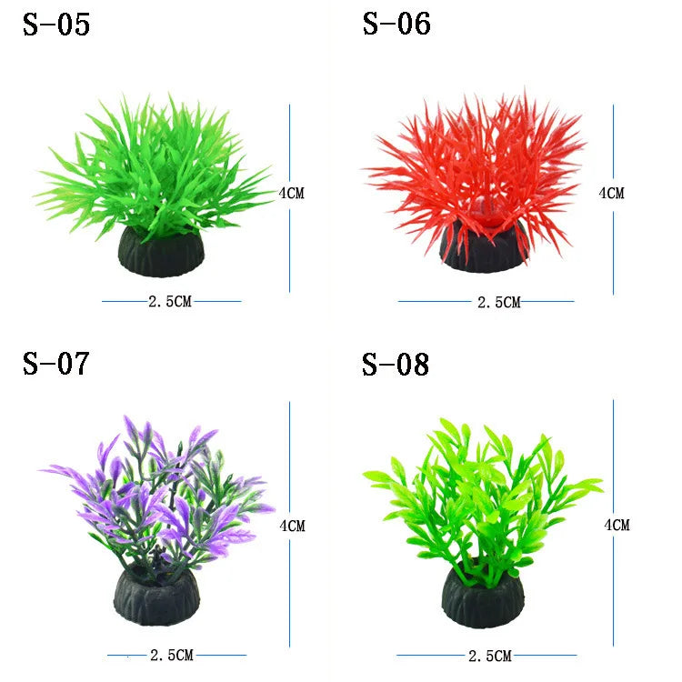 Künstliche Aquarium-Pflanzen aus PVC