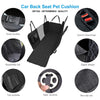 Back Seat Dog Seat Cover with Mesh Window, Waterproof, Anti-Slip