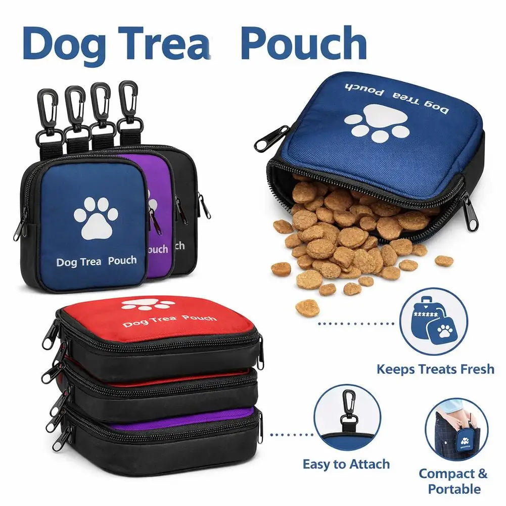 Hands-Free Pet Treat Pouch with Waist Clip