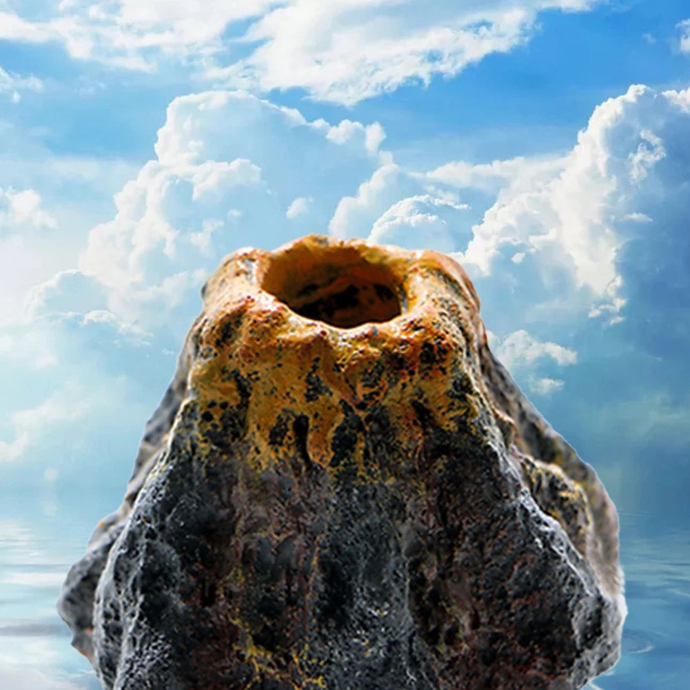 Volcano Bubble Stone Aquarium Decor with Air Stone