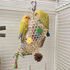 Interactive Parrot Foraging Toy with Shreddable Paper and Wood