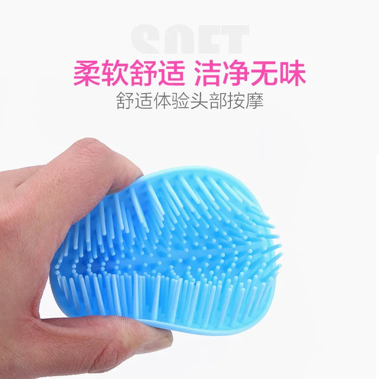 Soft Silicone Scalp Massage Brush for Hair Washing