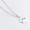 Cat Paw Print Pendant Necklace - Stainless Steel, Hypoallergenic