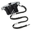 Hands-Free Reflective Dog Walking Belt with Storage Pouch