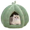 Lit pour chat en forme de citrouille d'Halloween