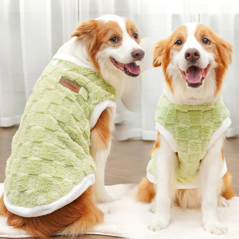 Suéter de Felpa de Algodón Cómodo para Perros de Raza Grande
