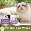 Pet Dental Care Wipes for Dogs and Cats