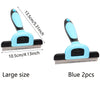 Detachable Pet Hair Grooming Comb with Replaceable Heads