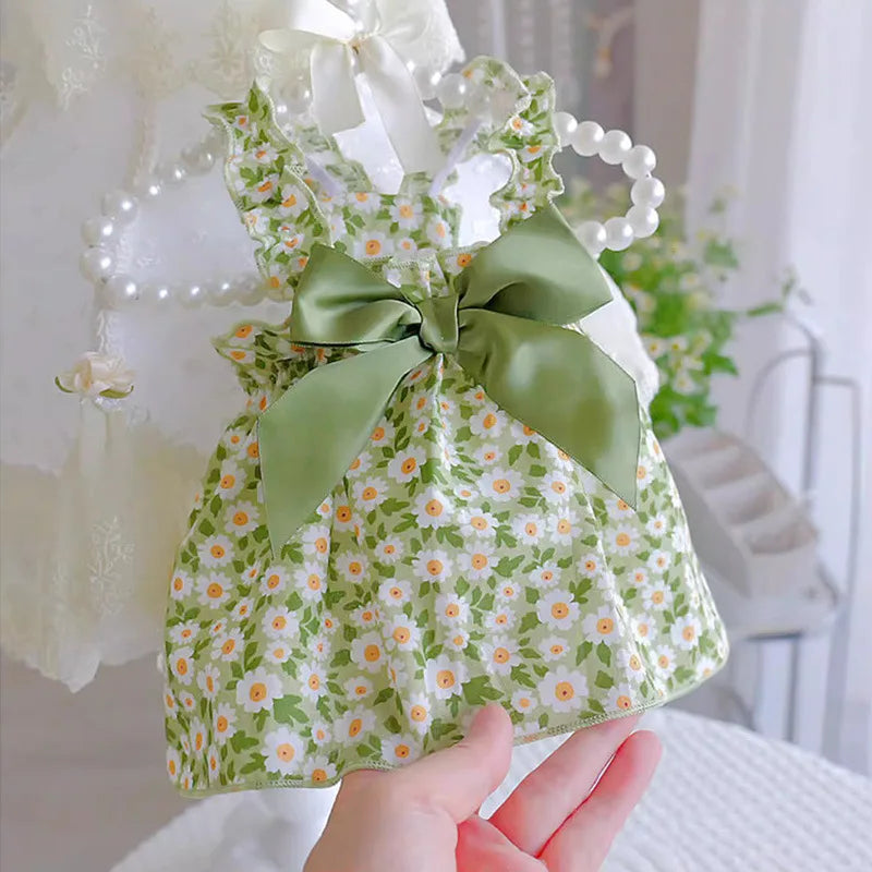 Daisy Princess Strap Dress for Small Dogs
