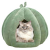 Lit pour chat en forme de citrouille d'Halloween