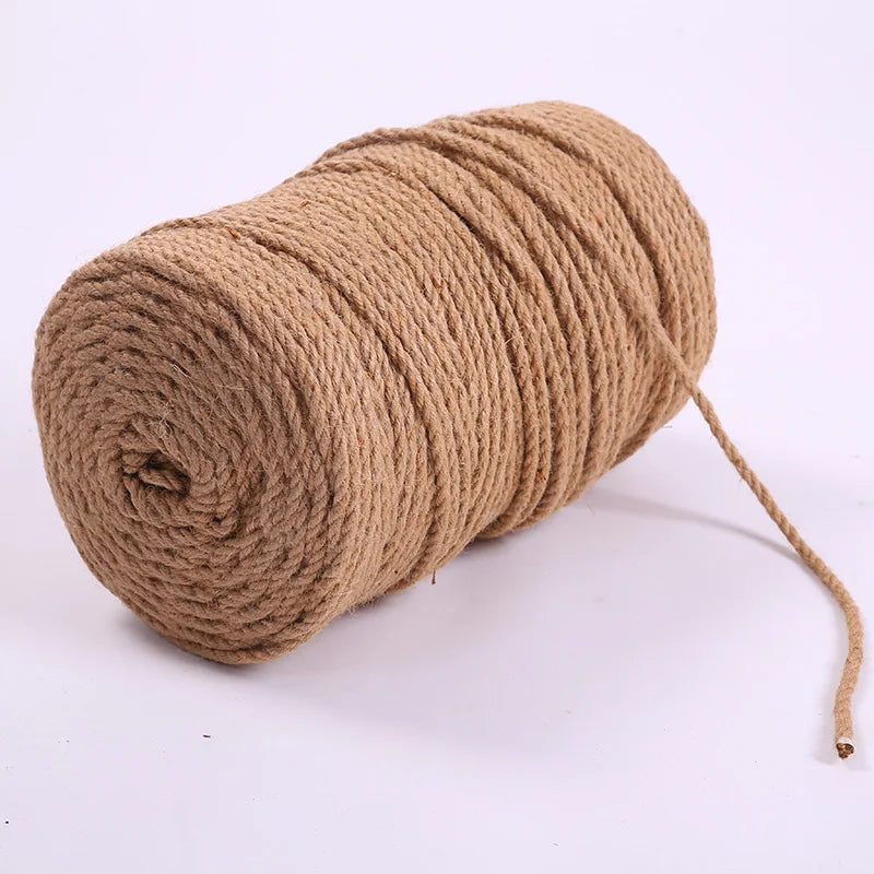 Corde de sisal naturel pour arbres à chats et poteaux à griffer