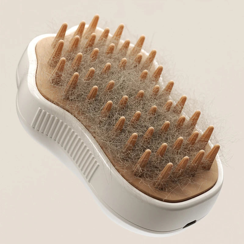 3-in-1 Dampfpflegebürste für Haustiere