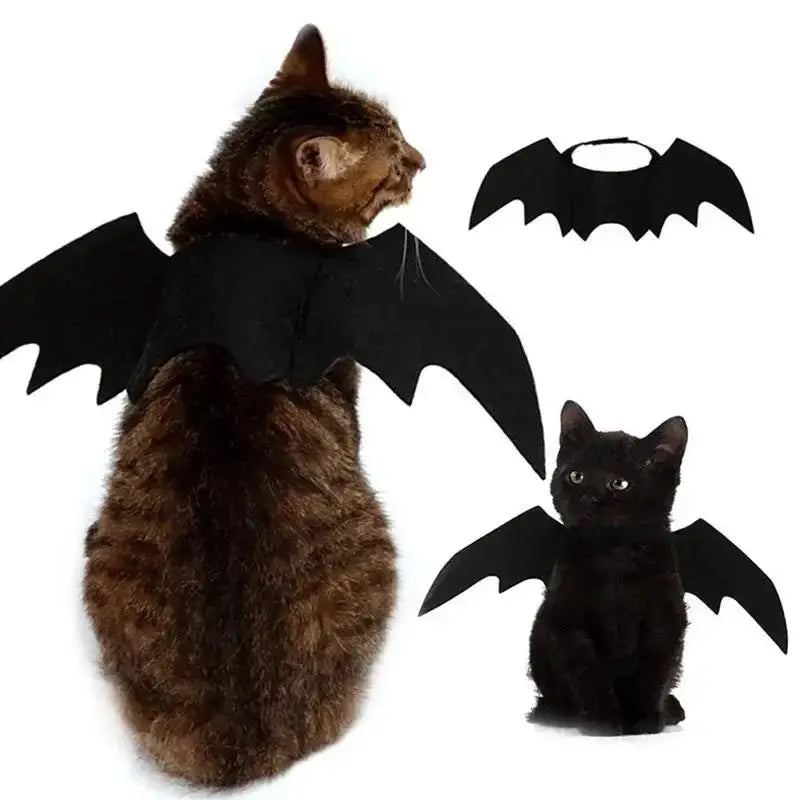 Cat Bat Wing Costume Accessory with Adjustable Straps