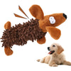 Plush Squeaky Donkey Dog Toy for Teething and Interactive Play