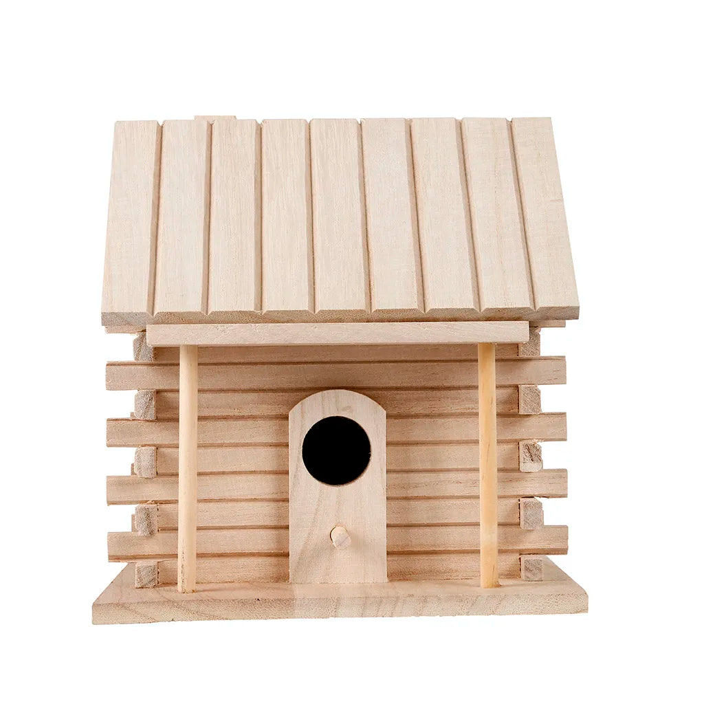 Wooden Hanging Birdhouse for Garden & Patio