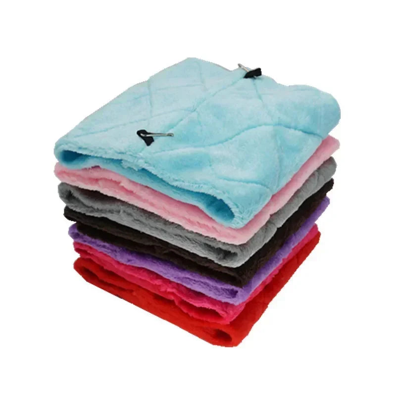 قفص ببغاء مع أريكة مخمل دافئة وكهف معلق للنوم