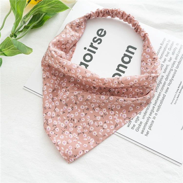 Bohemian Paisley Print Triangle Head Scarf