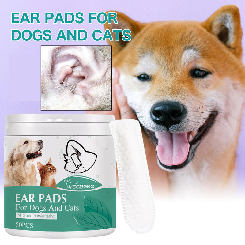 Lingettes Douces pour le Nettoyage des Yeux et des Oreilles de Votre Animal