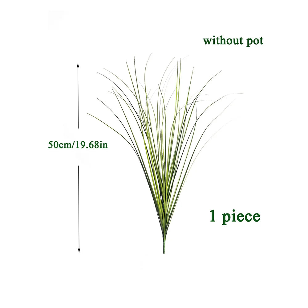 Artificial Reed Grass Bouquet – 50cm Tropical Faux Plant