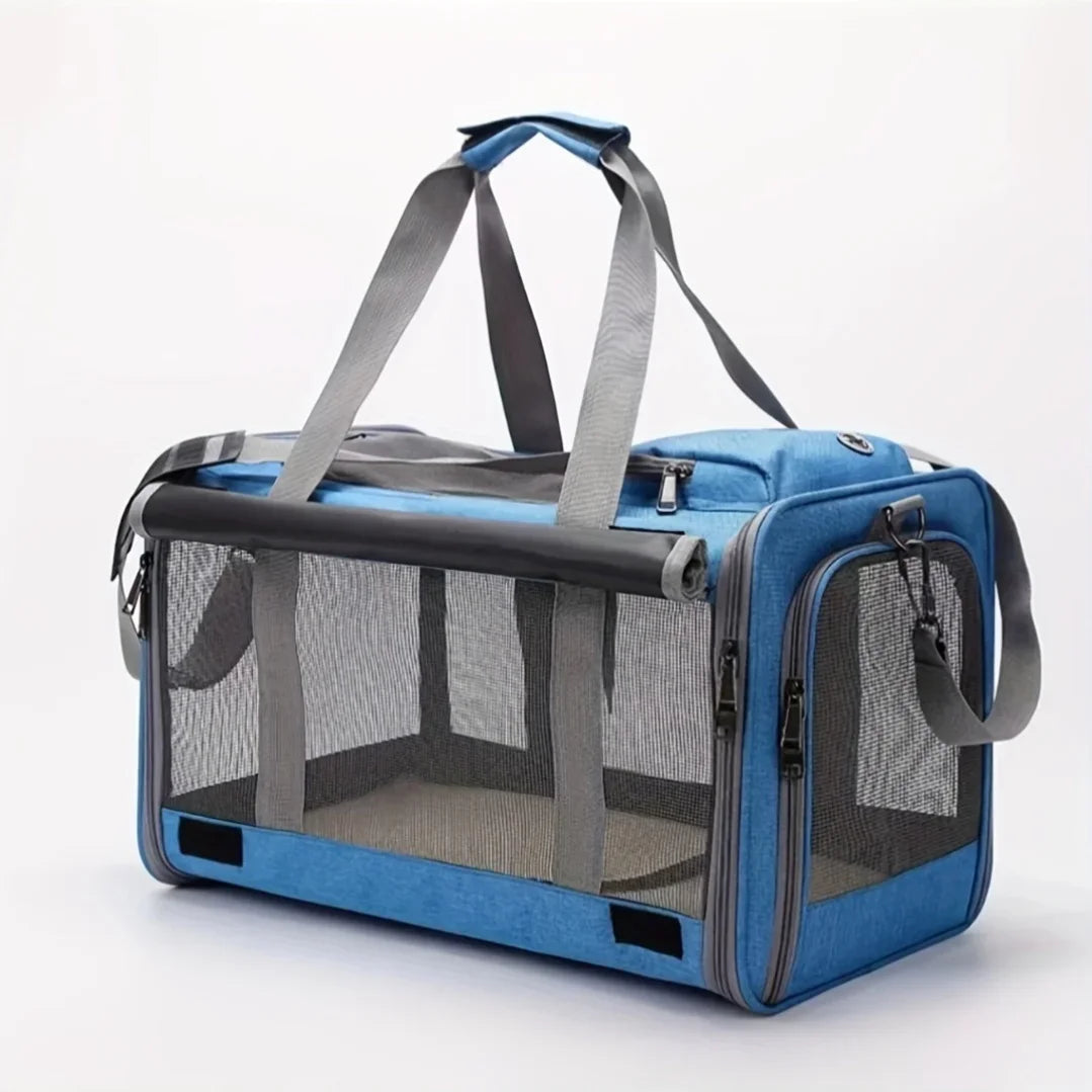 Soft-Sided Pet Carrier for Large and Medium Cats & Dogs
