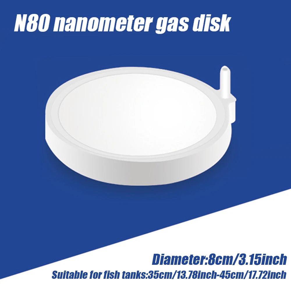 Aquarium Air Stone Disc Diffuser for Fish Tanks & Hydroponics