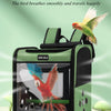 Breathable Bird Travel Backpack Carrier with Perch