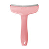 Pet Deshedding Brush with V-Tooth Comb - Gentle Undercoat Rake for Dogs & Cats
