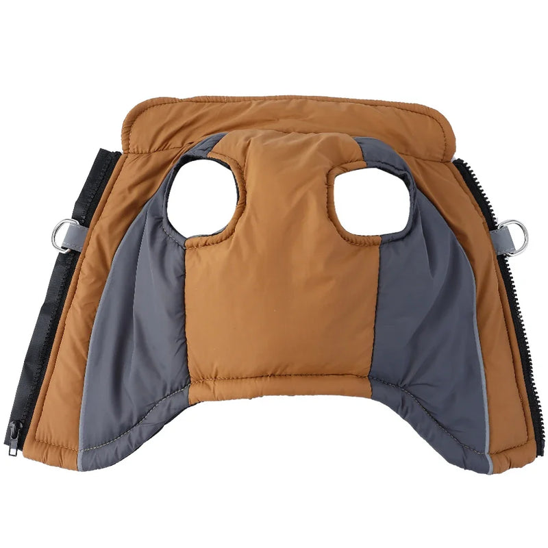 Waterproof Pet Vest Coat for Winter Reflective Dog Jacket