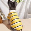 Classic Stripe Polo Shirt for Small Dogs