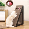 2-in-1 Cat Scratcher with Rotating Ball