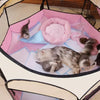 Foldable Octagonal Pet Playpen with Mesh Ventilation