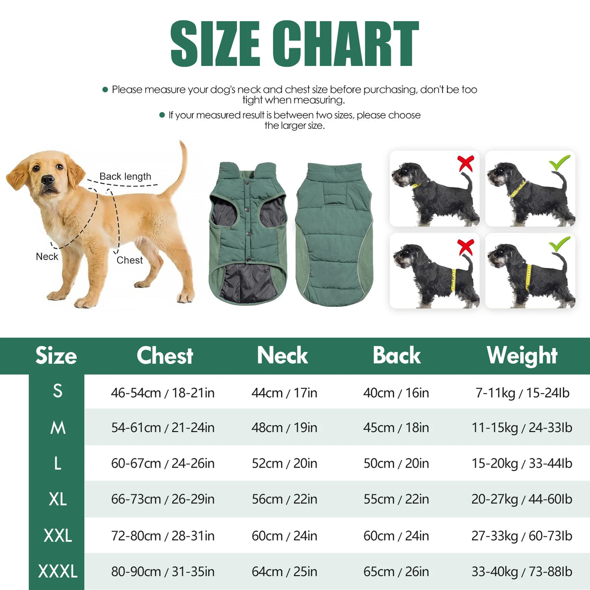 Reflective Waterproof Dog Coat with Fleece Lining and Leash Hole