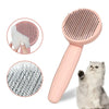 Brosse de toilettage auto-nettoyante pour animaux