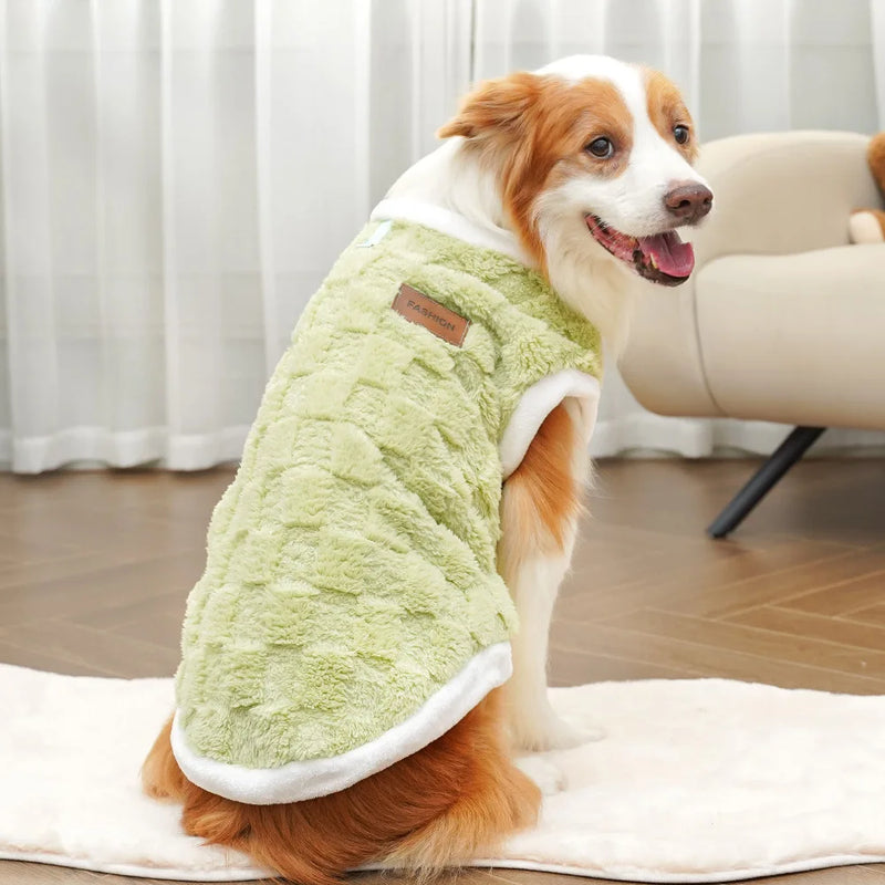 Suéter de Felpa de Algodón Cómodo para Perros de Raza Grande