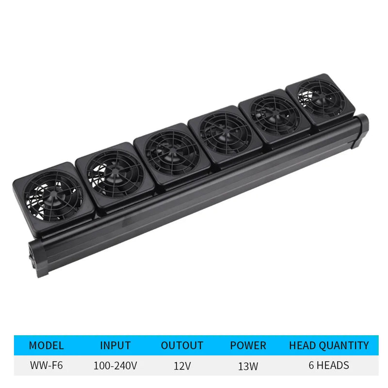 Ventilateur de refroidissement pour aquarium réglable