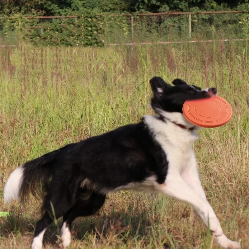 Interactive Silicone Flying Saucer Pet Toy