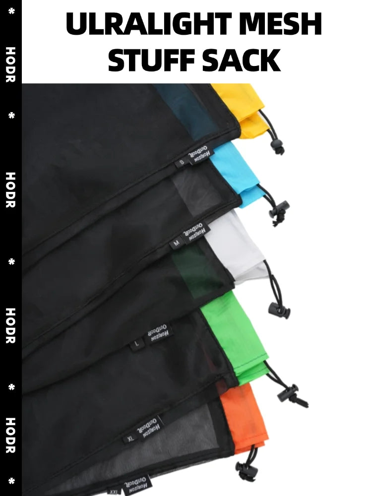 Ultralight Mesh Storage Bags with Drawstring Closure