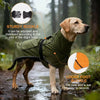 Waterproof Dog Raincoat with Reflective Strip and Adjustable Fit