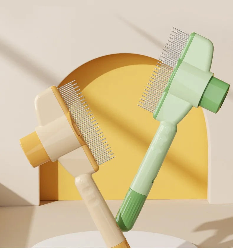 Self-Cleaning Pet Grooming Brush with Massage Pins