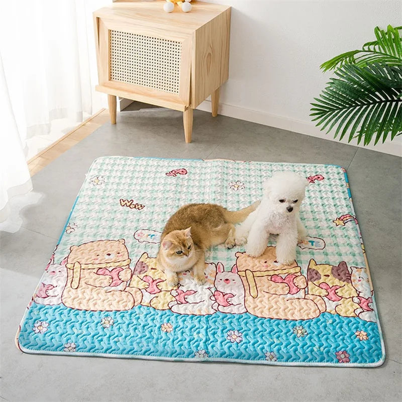 Alfombrilla Antideslizante y Lavable para Perros: Ideal para Jaulas y Suelos
