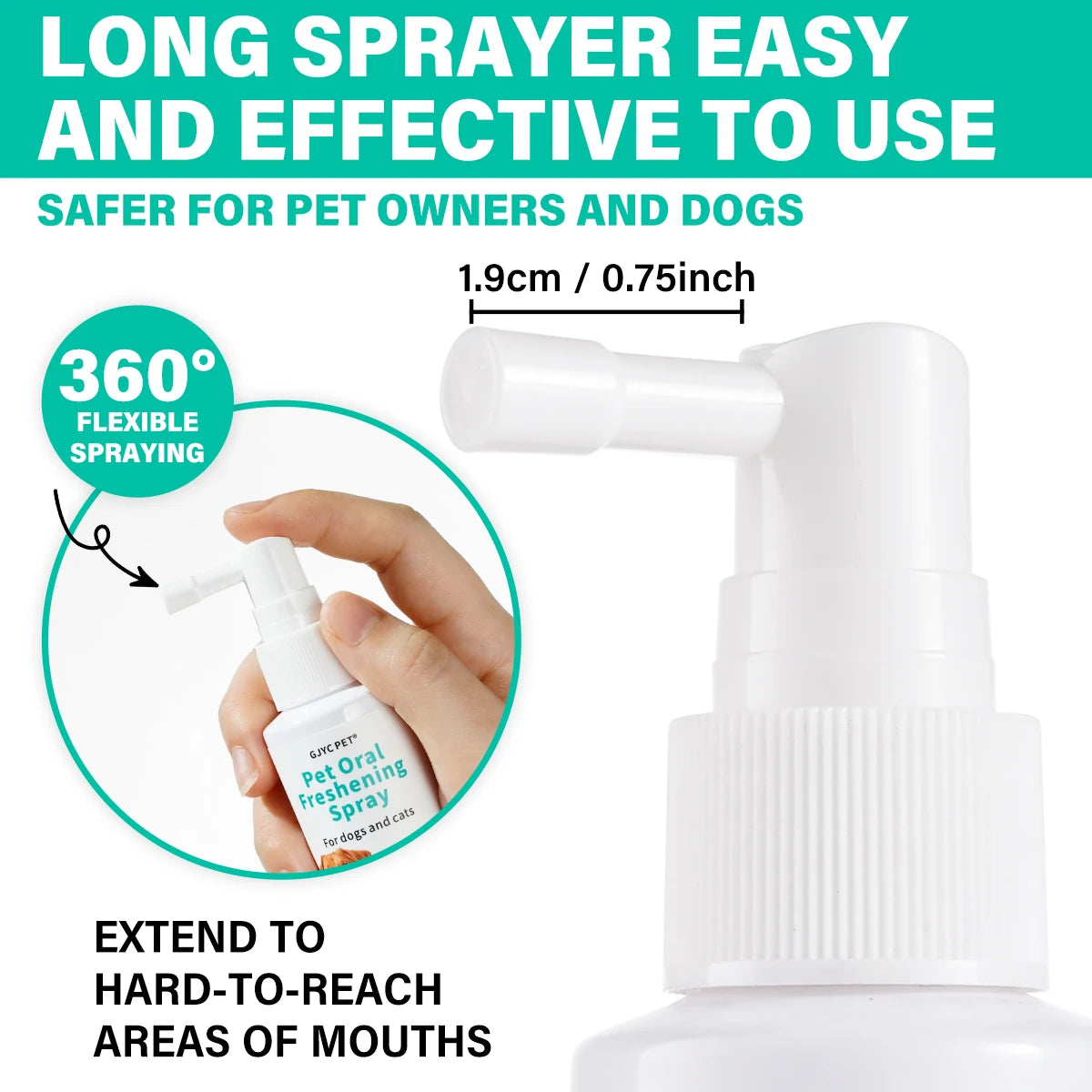 Plant-Based Fresh Breath Spray for Dogs and Cats